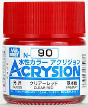 N090 Clear Red Gloss