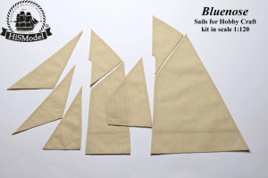 Bluenose - Set of Sails (for Hobby Craft Kits)