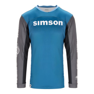 Crossshirt Motiv: Simson - Farbe: blau