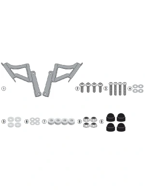 Mocowanie szyb Givi 4128S i 1176A