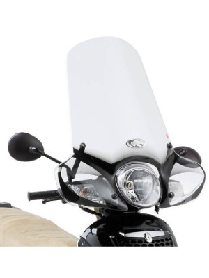 Szyba motocyklowa Kappa przezroczysta Aprilia Scarabeo 125/ 200 (07-06/11)