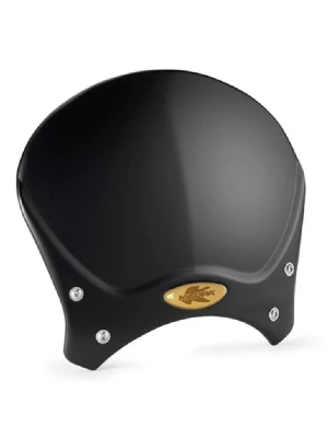 Szyba motocyklowa Kappa 100ALBK czarna Benelli Leoncino 800 (22-) [mocowanie w zestawie]