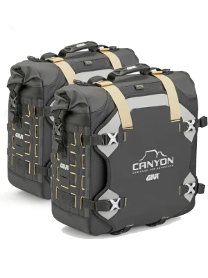 Sakwy motocyklowe GIVI GRT725 Canyon Monokey Cam-Side czarne [bez wkładek SLR; pojemność: 2 x 30l]
