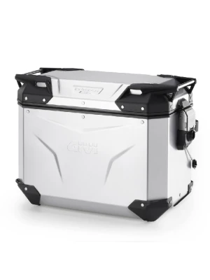 Kufer boczny GIVI Trekker Outback Evo Smart 44 aluminiowy, anodyzowany [na lewą stronę; poj.: 44l; bez wkładki SLR]