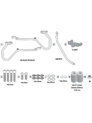 Gmole silnika Kappa Honda CMX 1100 Rebel (21-25)/ T (23-25) czarne