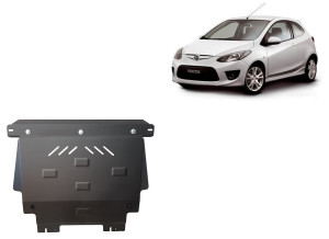 Scut Protection Motor, Versnellingsbak en Radiator Beschermplaat voor Mazda 2 - (2008-2014)