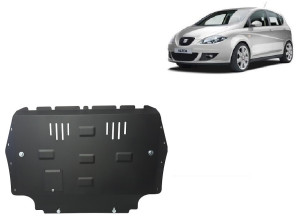 Scut Protection Motor, Versnellingsbak en Radiator Beschermplaat voor Seat Altea - (2010-2015)