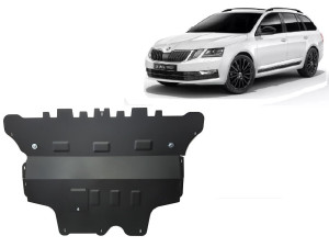 Scut Protection Motor en Versnellingsbak Beschermplaat voor Skoda Octavia 3 - handmatige versnellingen - (2013-2019)