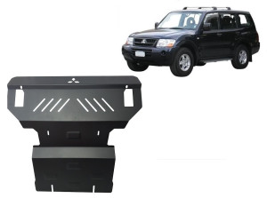 Scut Protection Motor en Radiator Beschermplaat voor Mitsubishi Pajero 3 (V60, V70) - (1999-2007)