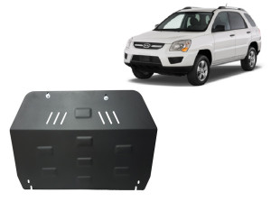 Scut Protection Motor, Versnellingsbak en Radiator Beschermplaat voor Kia Sportage - (2004-2010)