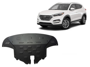 Scut Protection Motor, Versnellingsbak en Radiator Beschermplaat voor Hyundai Tucson - (2015-2020)