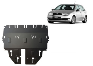 Scut Protection Motor, Versnellingsbak en Radiator Beschermplaat voor Skoda Fabia 1 - (1999-2007)