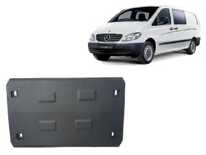 Scut Protection Motor, Versnellingsbak en Radiator Beschermplaat voor Mercedes Vito W639 - 2.2 D 4x2, 4x4 - (2003-2014)