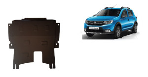 Scut Protection Motor en Versnellingsbak Beschermplaat voor Dacia Sandero 2 Stepway - (2012-2020)