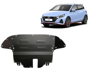 Scut Protection Motor, Versnellingsbak en Radiator Beschermplaat voor Hyundai i20 Hybrid - (2021-2026)