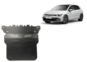 Scut Protection Motor en Versnellingsbak Beschermplaat voor VW Golf 8 - (2019-2026)