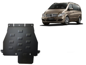 Scut Protection Versnellingsbak Beschermplaat voor Mercedes Viano W639 - 4x4 -automatische versnellingsbak - (2003-2014)