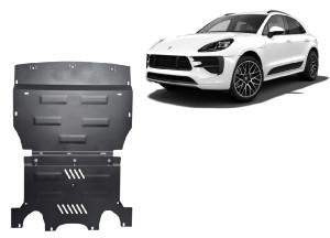 Scut Protection Motor en Radiator Beschermplaat voorPorsche Macan - (2014-2026)