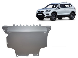 Scut Protection Aluminium Motor, Versnellingsbak en Radiator Beschermplaat voor Seat Ateca - (2016-2026)
