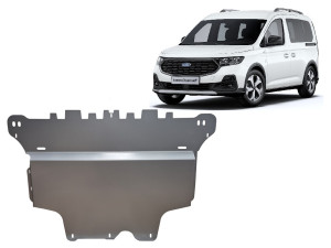 Scut Protection Aluminium Motor, Versnellingsbak en Radiator Beschermplaat voor Ford Tourneo Connect - (2021-2026)