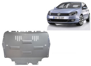 Scut Protection Aluminium Motor, Versnellingsbak en Radiator Beschermplaat voor VW Golf 6 - (2008-2012)