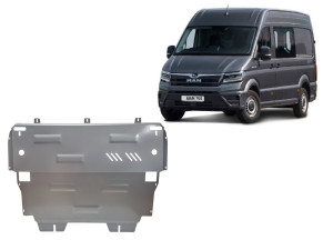 Scut Protection Aluminium Motor, Versnellingsbak en Radiator Beschermplaat voor MAN Tge - (2017-2026)