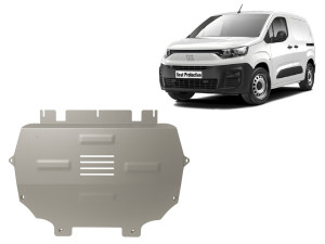 Scut Protection Motor en Versnellingsbak Beschermplaat voor Fiat Doblo - Aluminium - (2023-2026)