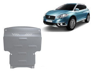 Scut Protection Motor, Versnellingsbak   aluminium Beschermplaat voor Suzuki SX4  - S Cross - (2021-2023)