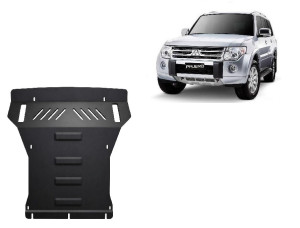 Scut Protection Motor en Radiator Beschermplaat voor Mitsubishi Pajero 4 (V80, V90) - (2007-2021)