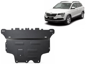 Scut Protection Motor, Versnellingsbak en Radiator Beschermplaat voor Skoda Karoq - automatische versnellingsbak - (2016-2026)