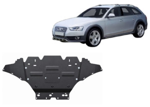 Scut Protection Motor en Radiator Beschermplaat voor Audi A4 B8 All Road, diesel - (2008-2014)