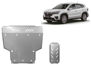 Scut Protection Motor Beschermplaat voor Suzuki S-Cross - promotie pakket aluminium - (2023-2026)