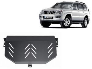 Scut Protection Brandstoftank Beschermplaat voor Toyota Land Cruiser J120 - alleen voor 3-deurs model  - (2002-2009)