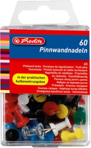 Herlitz Καρφίτσες Πίνακα 60Τμχ (8770406)