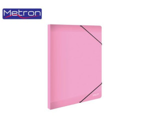 Metron Κουτί Λάστιχο 25x35x3 Fun Ροζ (05535)