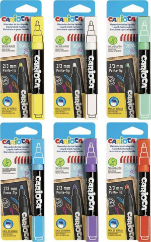 Carioca Μαρκαδόρος Υγρής Κιμωλίας-6 Σχέδια-1Τμχ (239.309.954)