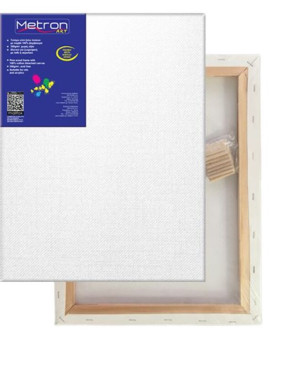 Metron Τελάρο Μουσαμάς Βαμβακερό Απλό 18x24cm (721.18-24)