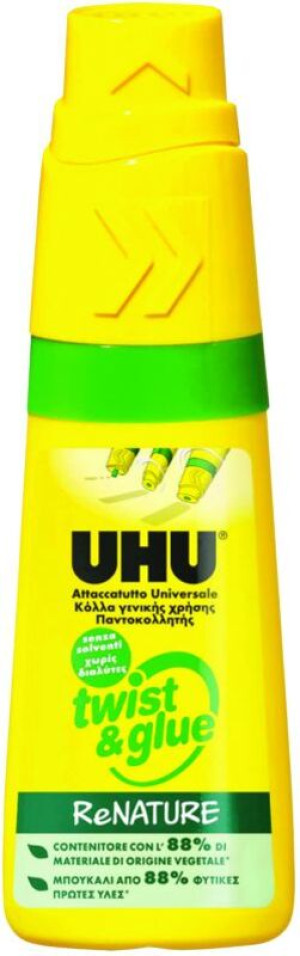 UHU Κόλλα Twist & Glue Renature 35ml (7000754)