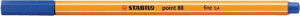 Stabilo Μαρκαδόρος Point 88/41 Blue (01088041)