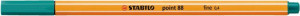 Stabilo Μαρκαδόρος Point 88/51 Turquoise (01088051)
