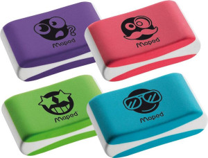 Maped Essentials Soft Γόμα Pastel-DS-4 Σχέδια-1Τμχ (112921)