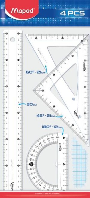 Maped Γεωμετρικό Σετ 4Τμχ (242830)