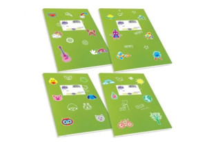 Skag Τετράδιο Λαχανί Χρωματιστό Fancy 17x25-50 Φύλλων 80gr 1Τμχ (246828)
