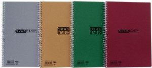 Skag Τετράδιο Basic Σπιράλ Α4 3 Θεμάτων 80gr. - 1Τμχ (276115)