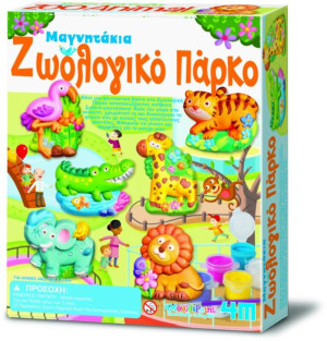 4M Ζωολογικό Πάρκο Μαγνητάκια/Καρφίτσες-Κατασκευή (4M0527-04753)