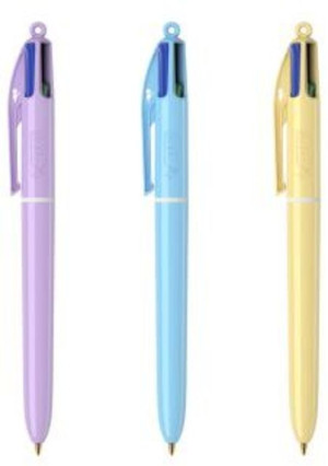 Bic B.Στυλό 4 Colour Pastel-3 Σχέδια-1 Τμχ (517320)