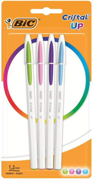 Bic Στυλό Cristal Up Fun-4Τμχ (949870)