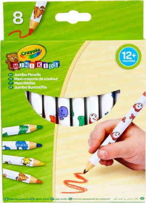 Crayola Minikids Ξυλομπογιές 8Τμχ (03.3678.199)