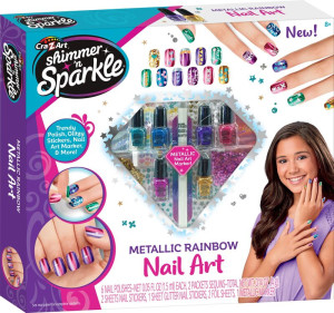 Cra-Z-Art Shimmer 'N Sparkle Metallic Rainbow Nail Art (65540)