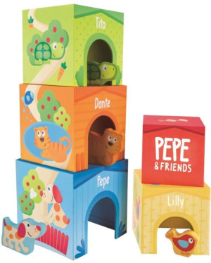 Hape Pepe & Friends Πύργος Ζωάκια Friendship (E0451A)